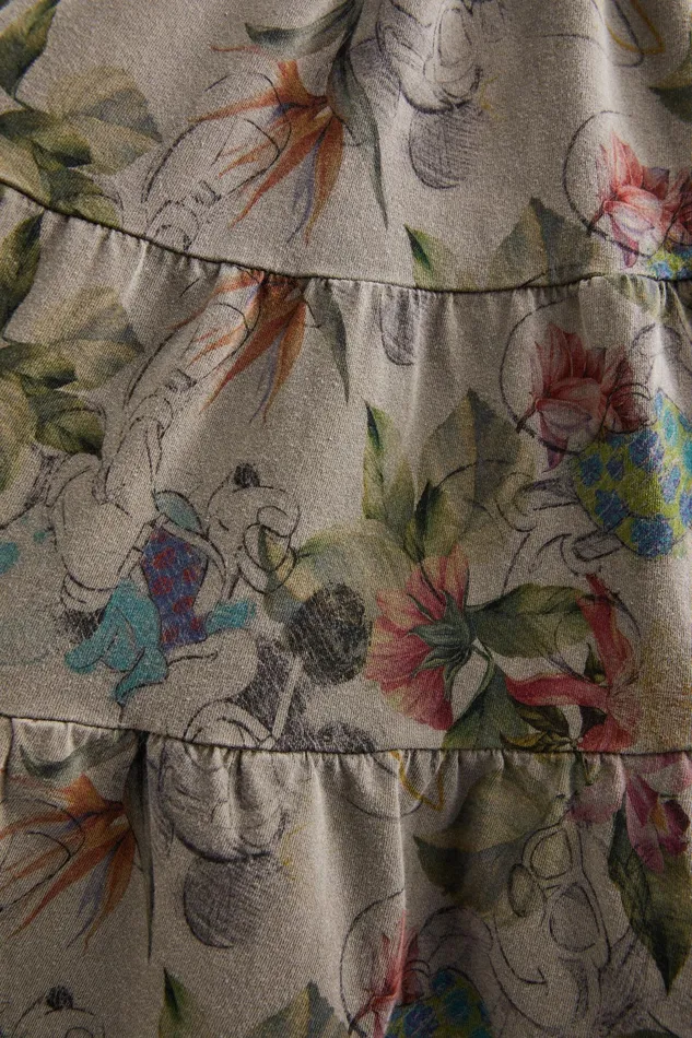 Camoflower Mickey Mouse Dress Women Desigual Dresses
