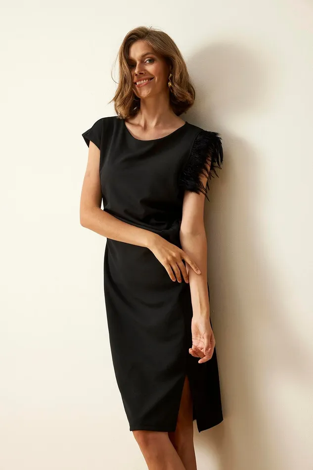 CARO DRESS 15987 999 Black 999 Women IN FRONT DRESSES