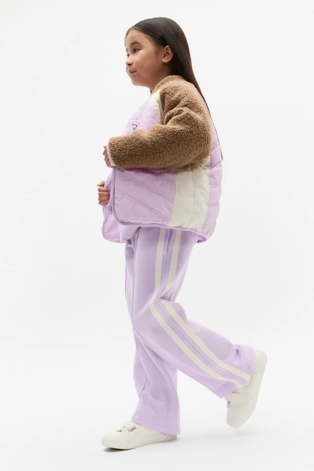 Child Jackets and Vests Seed Heritage Spliced Teddy Jacket Soft Lilac