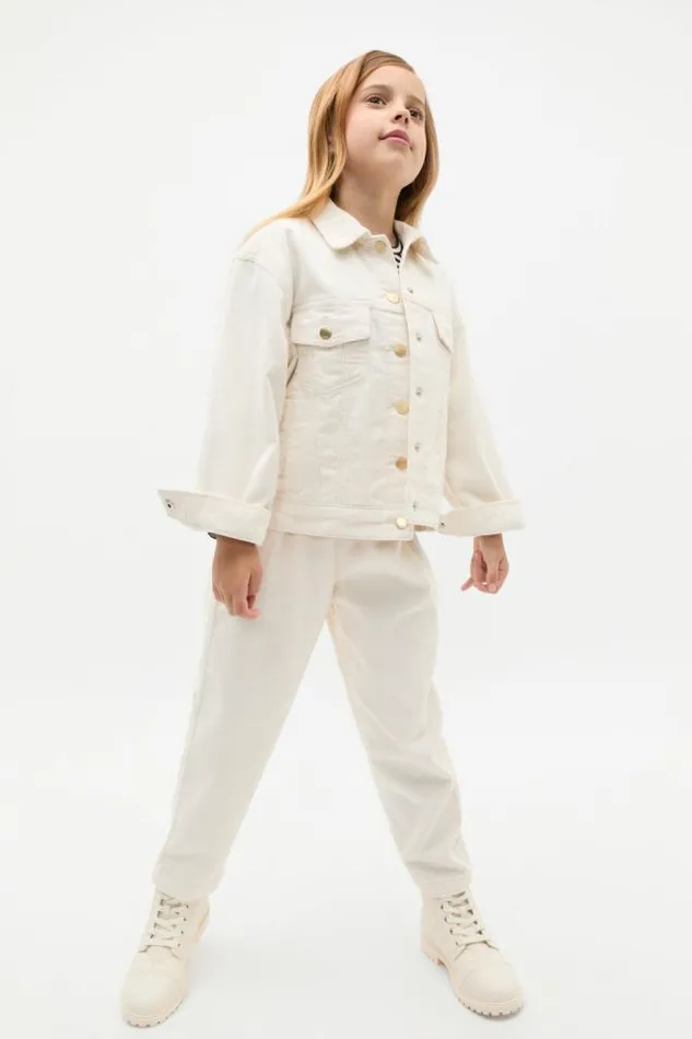 Child Pants Seed Heritage Paperbag Cord Pant Classic Cream