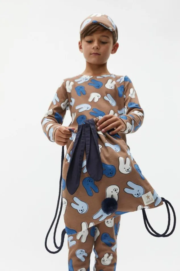 Child Pyjamas and Sleepwear Seed Heritage Pyjama Bag Chocolate Shake