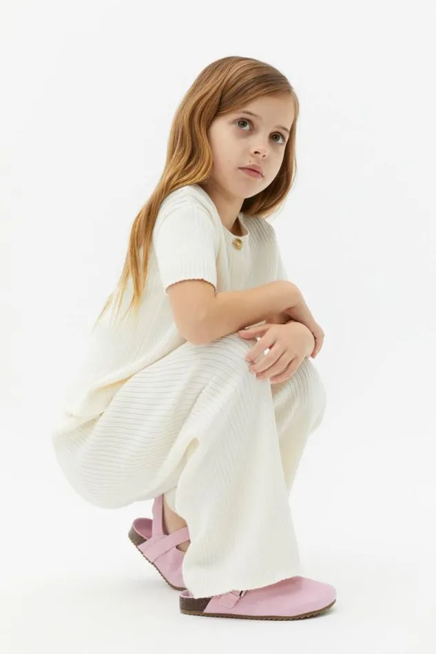 Child TShirts and Tops Seed Heritage Button Knit Tee Classic Cream