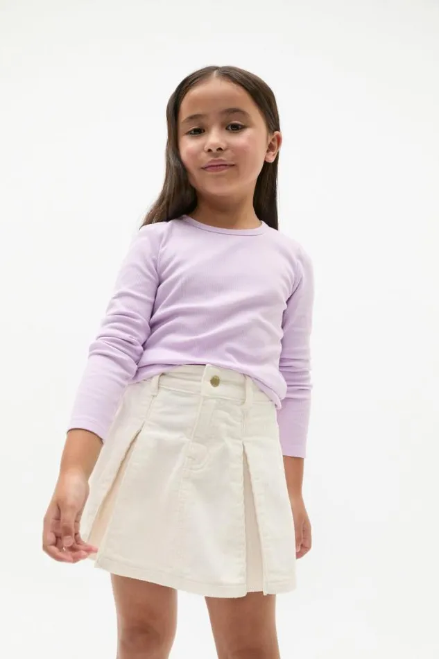 Child TShirts and Tops Seed Heritage Core Rib Tee Soft Lilac