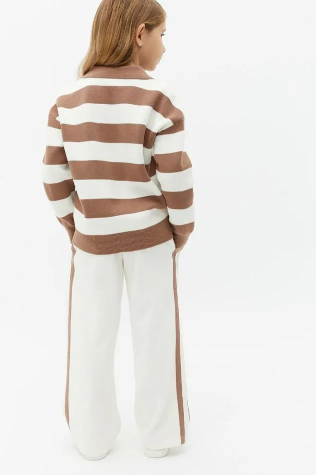 Child TShirts and Tops Seed Heritage Essential Knit Sweater Chocolate Shake