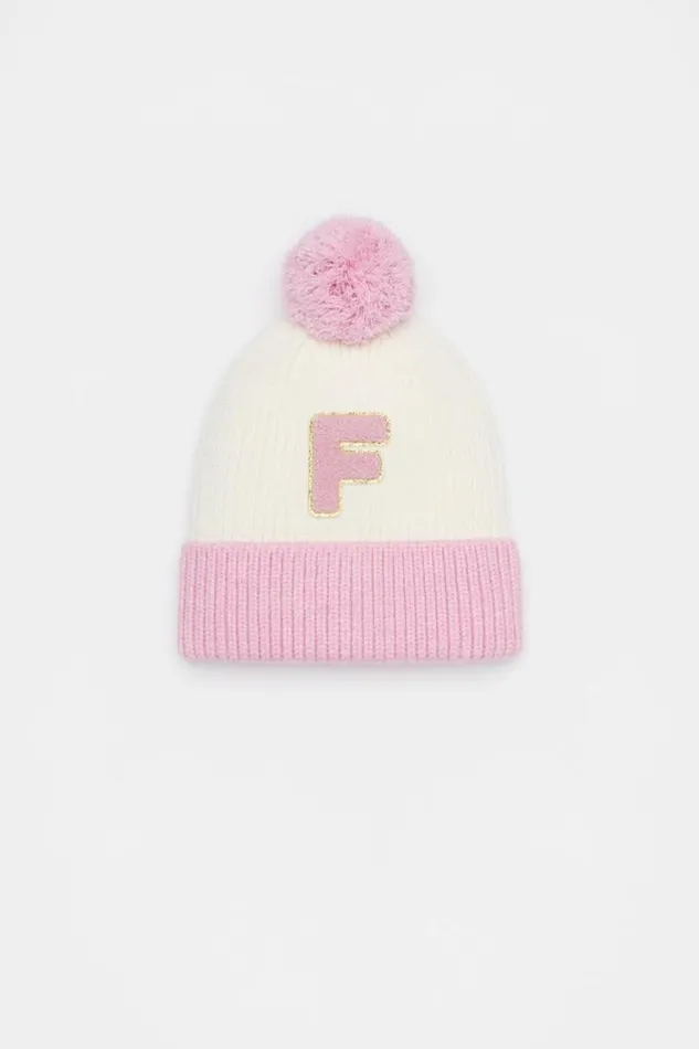 Child The AZ Of Initials Seed Heritage Colourblock Initial Beanie