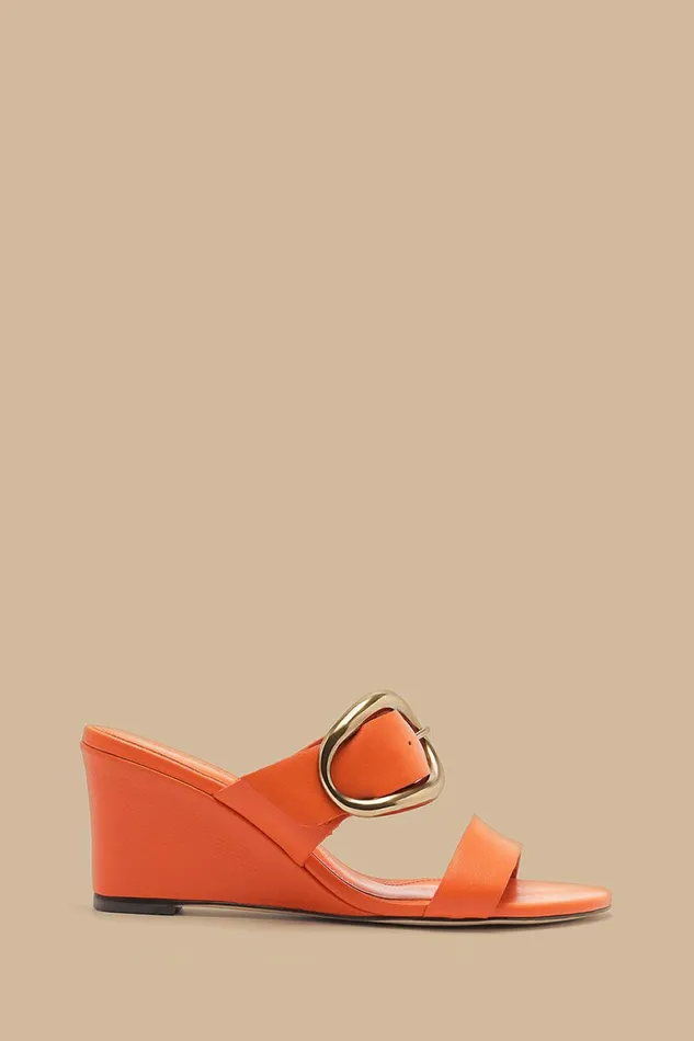 Citrus Buckle Wedge Sandal Women FARM Rio Sandals