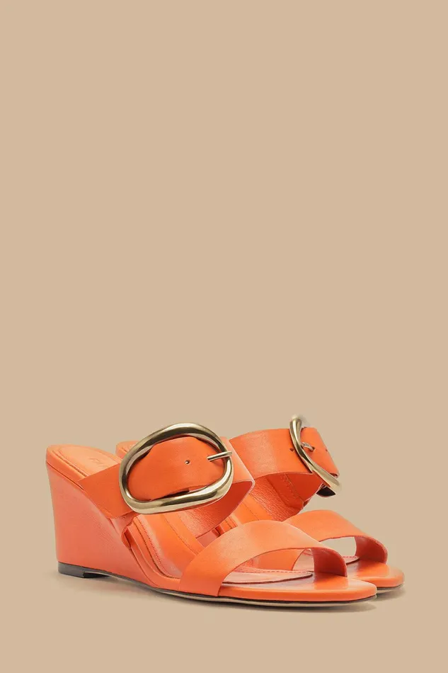 Citrus Buckle Wedge Sandal Women FARM Rio Sandals