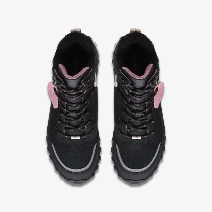 Clarks ATL Trek Sky GORETEX Black Warmlined Leather Ankle Boots Black Warmlined Leather Women Lace Up Boots
