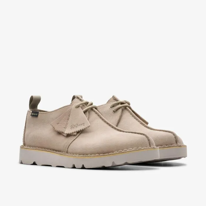 Clarks Desert Trek GORETEX Sand Suede Desert Boots Sand Suede Men Waterproof Shoes And Boots