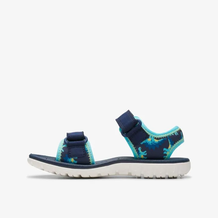 Clarks Kids Unisex Surfing Tide Kid Navy Sandals Navy Kids Sandals