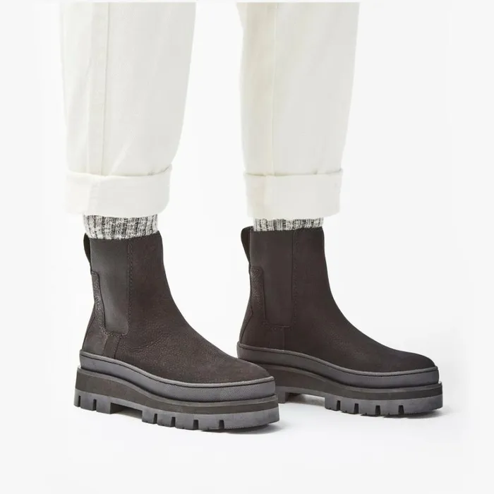 Clarks Orianna 2 Top Black Nubuck Chelsea Boots Black Nubuck Women Chelsea Boots