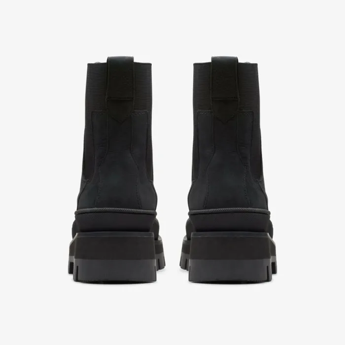 Clarks Orianna 2 Top Black Nubuck Chelsea Boots Black Nubuck Women Chelsea Boots