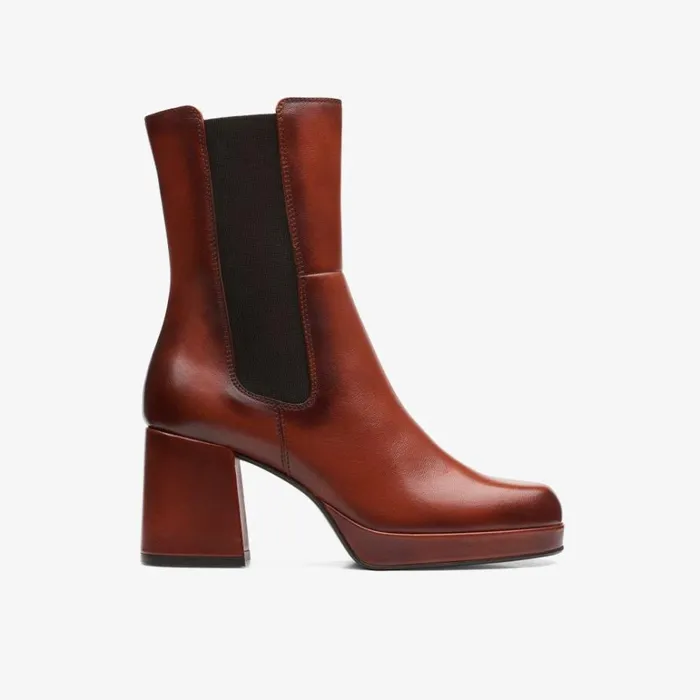 Clarks Pique Up Dark Tan Leather Chelsea Boots Dark Tan Leather Women Chelsea Boots Clarks Pique Up Dark Tan Leather Chelsea Boots Dark Tan Leather Women Chelsea Boots