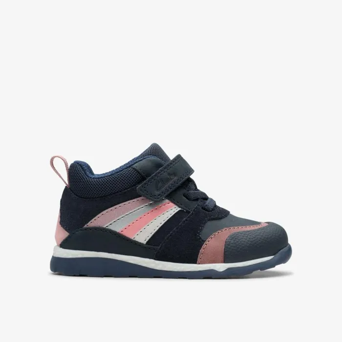Clarks Tidal 2 Glow Toddler NavyMulticolour Ankle Boots Navymulticolour Kids Toddler Shoes Clarks Tidal 2 Glow Toddler NavyMulticolour Ankle Boots Navymulticolour Kids Toddler Shoes