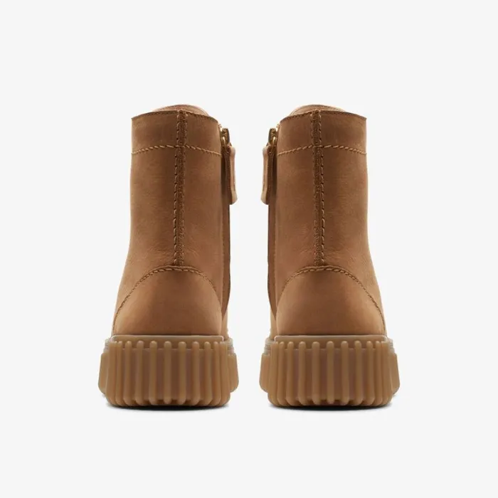 Clarks Torhill Rise Light Tan Nubuck Ankle Boots Light Tan Nubuck Women Lace Up Boots