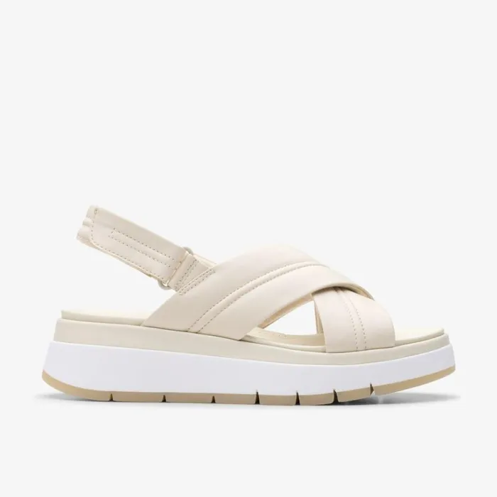 Clarks Tuscan Cross Cream Leather Strappy Sandals Cream Leather Women Wedge Sandals Clarks Tuscan Cross Cream Leather Strappy Sandals Cream Leather Women Wedge Sandals