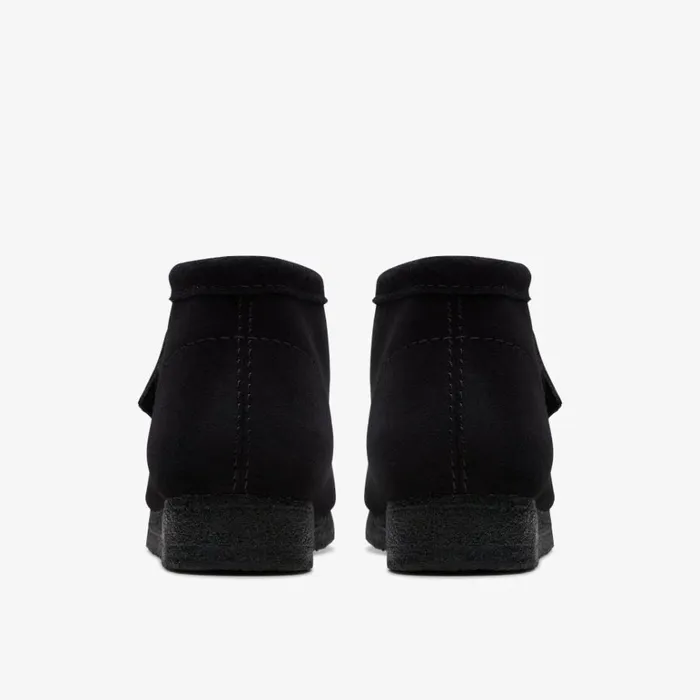 Clarks Wallabee Boot Black Suede Boots Black Suede Men Wallabees