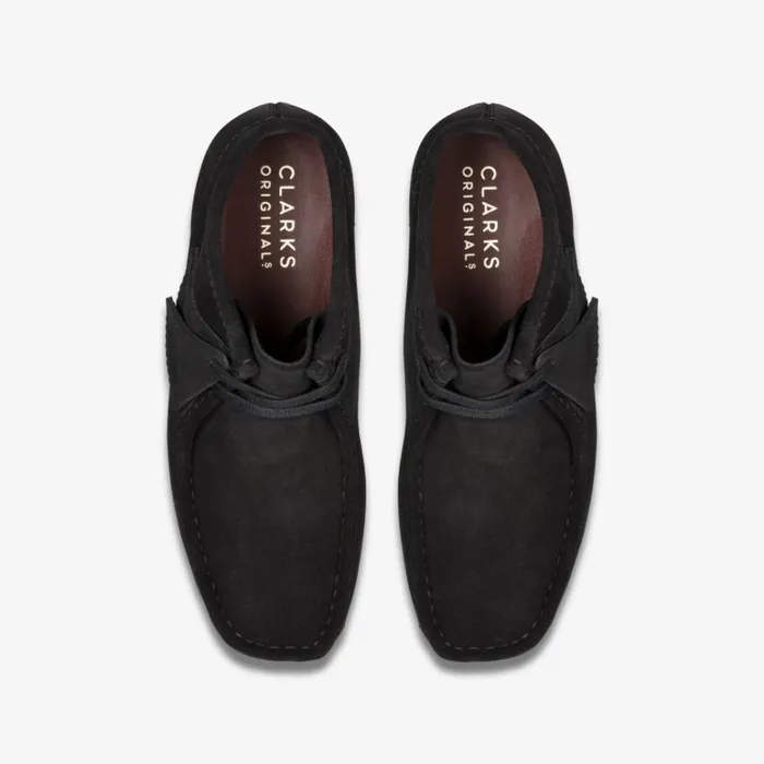 Clarks Wallabee Boot Black Suede Boots Black Suede Women Wallabees