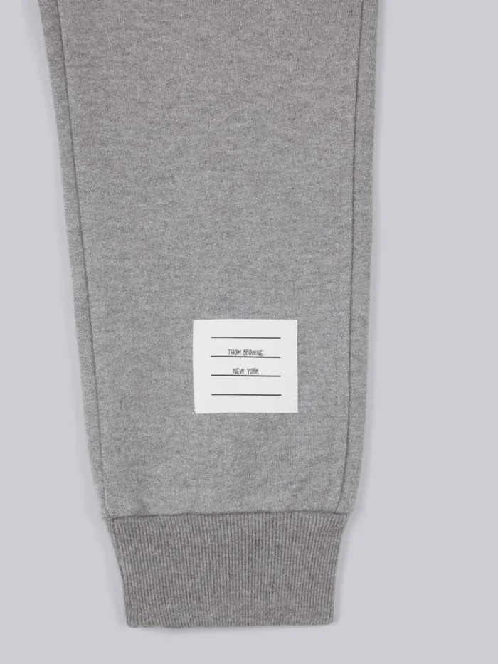 Classic Cotton Loopback Jersey Engineered 4bar Sweatpants Medium Grey BoysGirls Thom Browne Trousers And Shorts Classic Cotton Loopback Jersey Engineered 4bar Sweatpants Medium Grey BoysGirls Thom Browne Trousers And Shorts