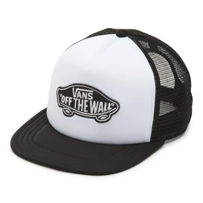 Classic Patch Trucker Hat WhiteBlack Men Hats and Beanies Vans