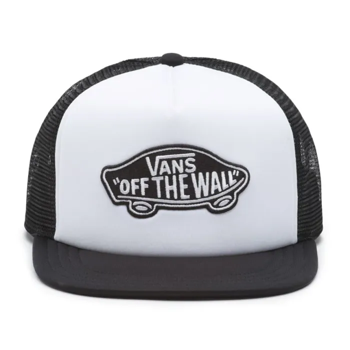 Classic Patch Trucker Hat WhiteBlack Men Hats and Beanies Vans