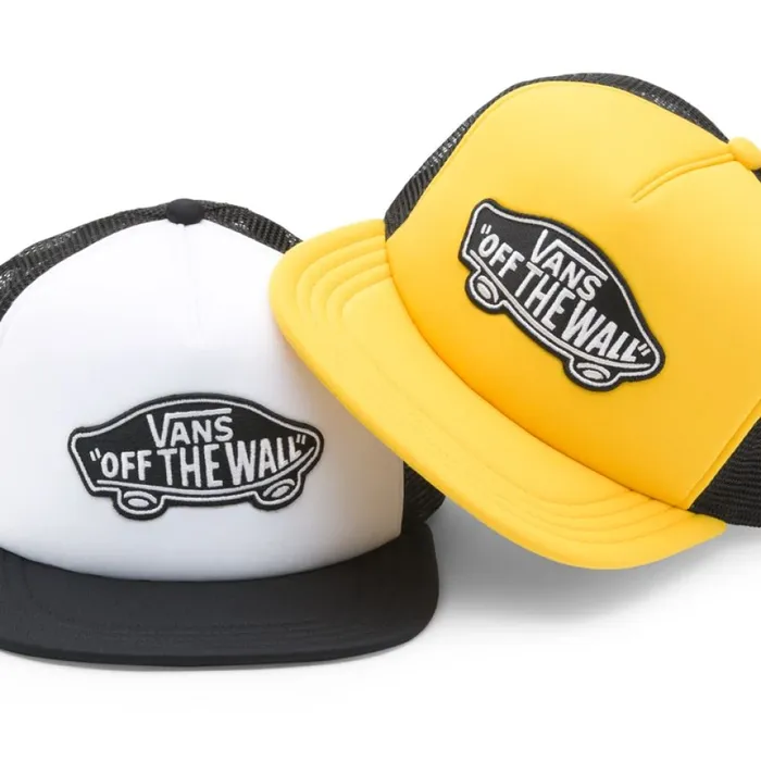 Classic Patch Trucker Hat WhiteBlack Men Hats and Beanies Vans