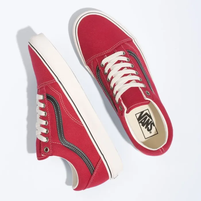 Classics Shoes MenWomen Vans Earth Old Skool Chili PepperMarshmallow Classics Shoes MenWomen Vans Earth Old Skool Chili PepperMarshmallow