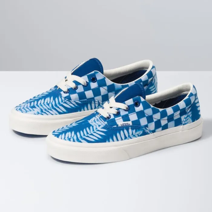 Classics Shoes Solar Floral Era True BlueMarshmallow 8211 Vans Women