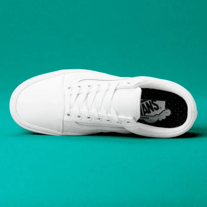 Classics Shoes Vans Men ComfyCush Old Skool True WhiteTrue White Classics Shoes Vans Men ComfyCush Old Skool True WhiteTrue White