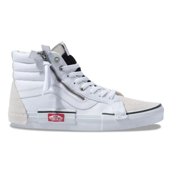 Classics Shoes Vans Women Checkerboard Sk8Hi Reissue Cap True WhiteBlack Classics Shoes Vans Women Checkerboard Sk8Hi Reissue Cap True WhiteBlack