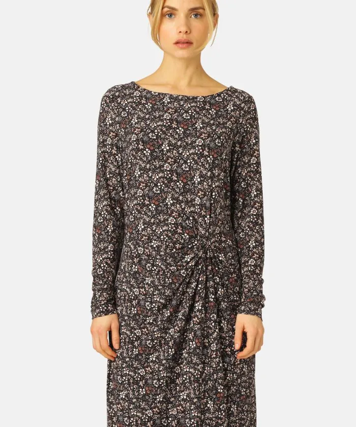 Clothing Ilse Jacobsen Dresses Long Dress 8211 Black