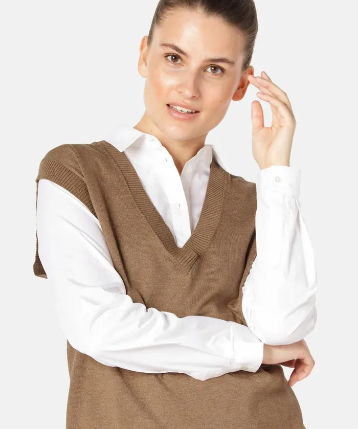 Clothing Ilse Jacobsen Knitwear Pullover 8211 Dark Camel Clothing Ilse Jacobsen Knitwear Pullover 8211 Dark Camel