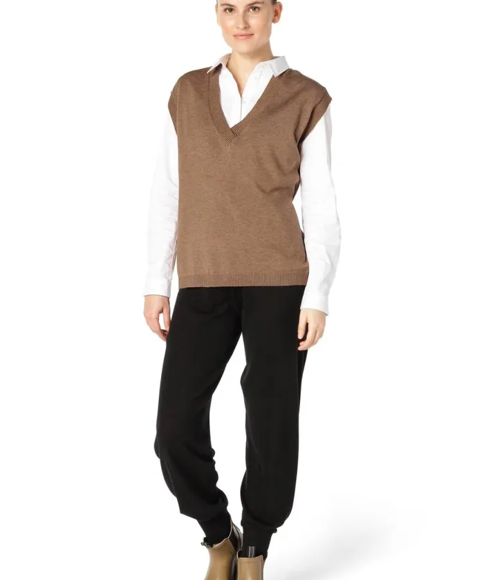 Clothing Ilse Jacobsen Knitwear Pullover 8211 Dark Camel Clothing Ilse Jacobsen Knitwear Pullover 8211 Dark Camel