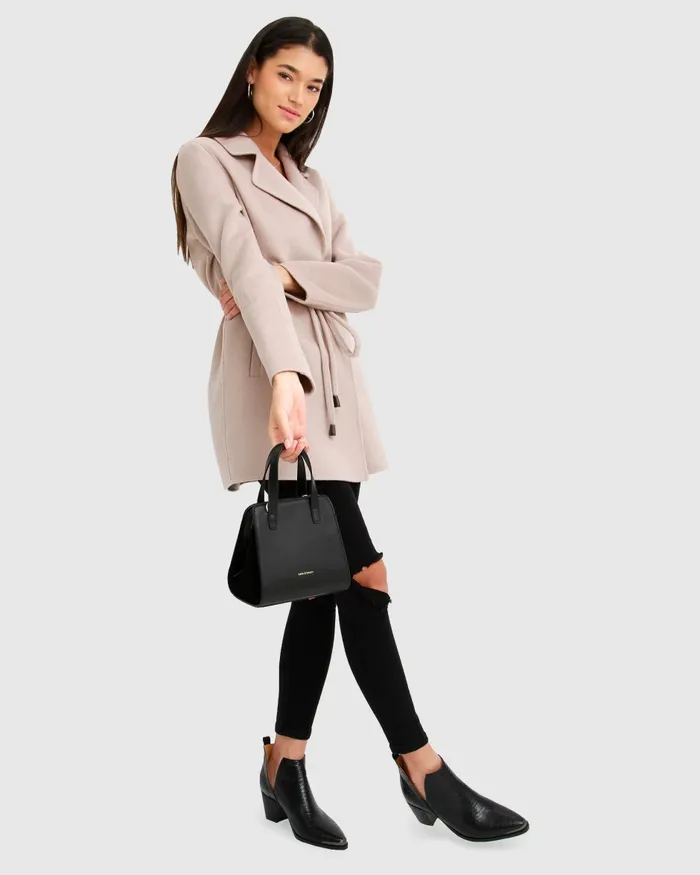 Coats Belle and Bloom Women Electric Feel Drawstring Coat 8211 Sand