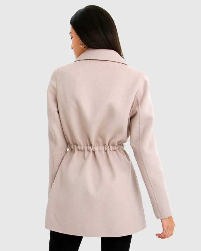 Coats Belle and Bloom Women Electric Feel Drawstring Coat 8211 Sand