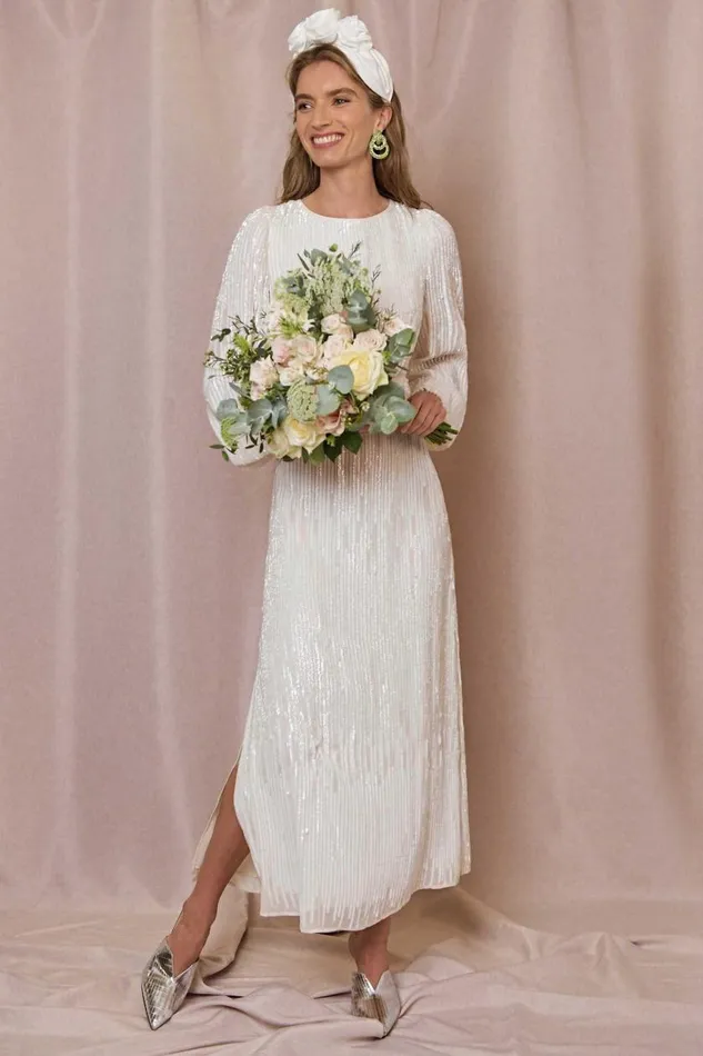 Coco Ivory Sequin Women RIXO Bridal Party Coco Ivory Sequin Women RIXO Bridal Party