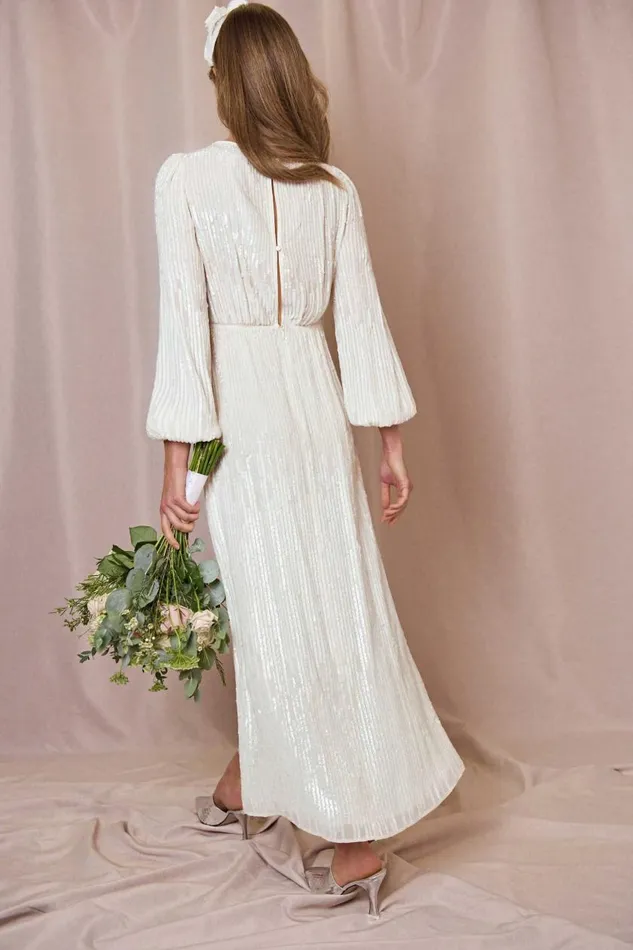 Coco Ivory Sequin Women RIXO Bridal Party Coco Ivory Sequin Women RIXO Bridal Party