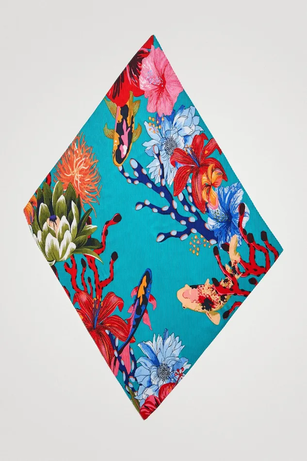 Coral Foulard Women Desigual Scarves