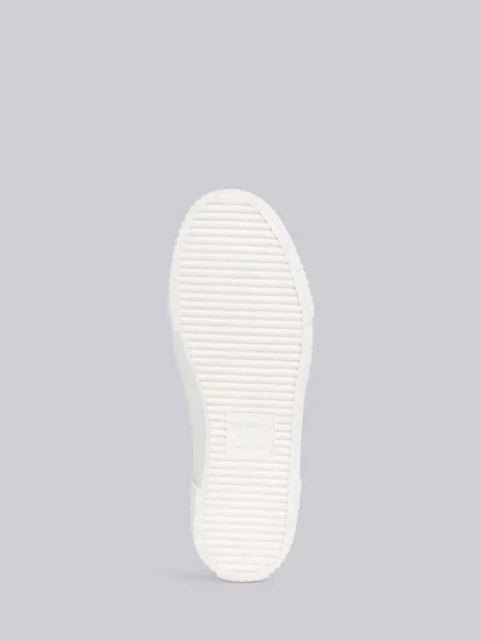 Cotton Canvas Tennis Thom John Trainer White Women Thom Browne Sneakers