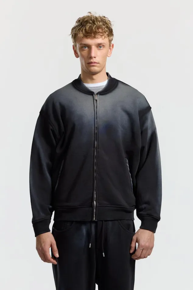 COTTON CITIZEN Berlin Bomber Jacket Black Cast Women Sweatshirts COTTON CITIZEN Berlin Bomber Jacket Black Cast Women Sweatshirts