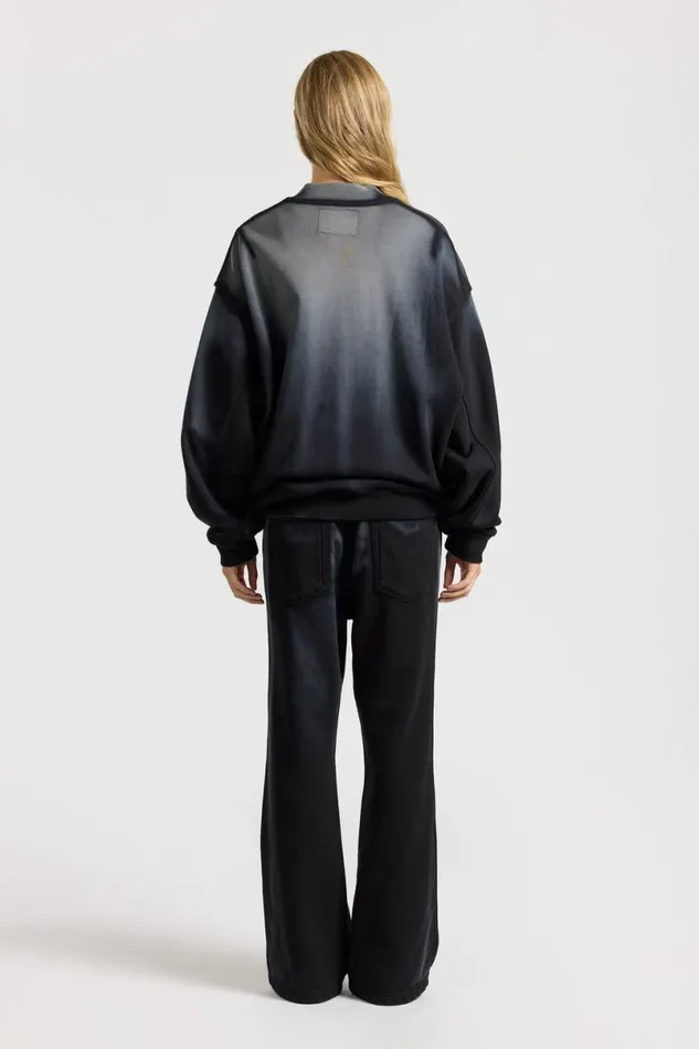 COTTON CITIZEN Berlin Bomber Jacket Black Cast Women Sweatshirts COTTON CITIZEN Berlin Bomber Jacket Black Cast Women Sweatshirts