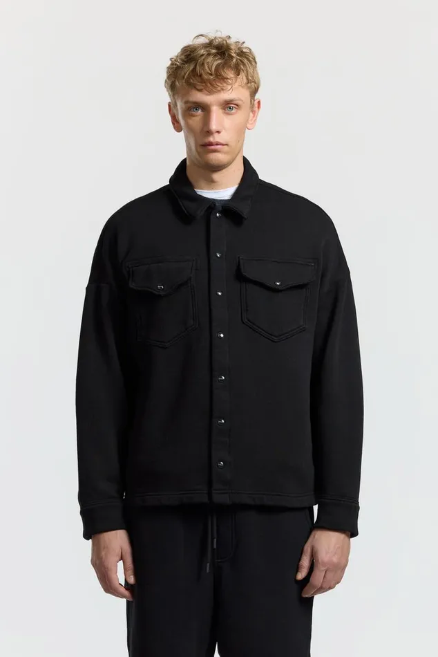 COTTON CITIZEN Boston Buttondown Jet Black Women Shirts