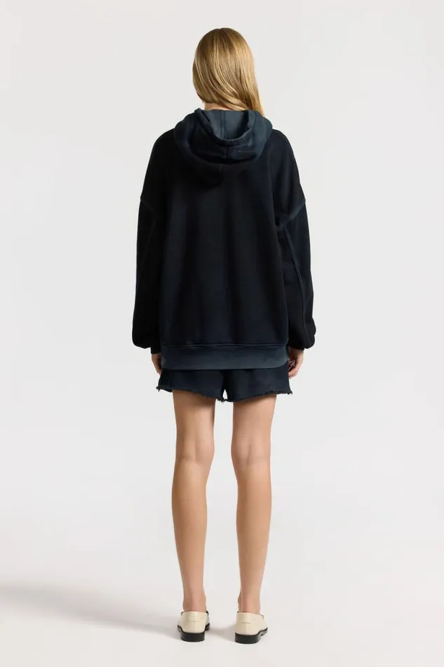COTTON CITIZEN Boston Hoodie Vintage Black Women Sweatshirts