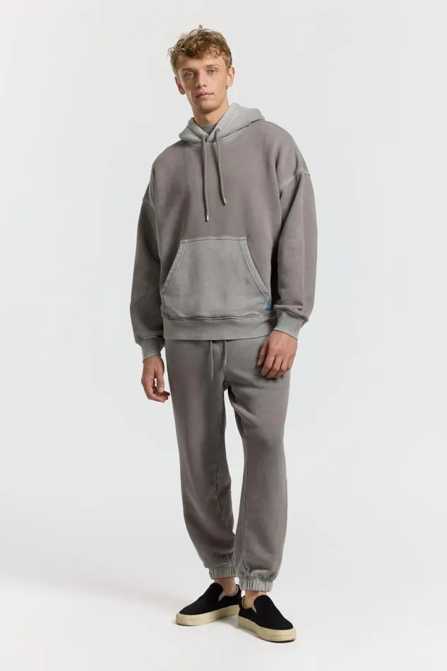 COTTON CITIZEN Boston Hoodie Vintage Cement Men Sweatshirts