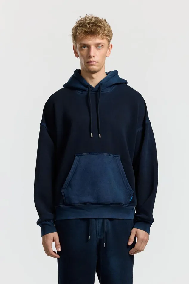 COTTON CITIZEN Boston Hoodie Vintage Navy Men Sweatshirts
