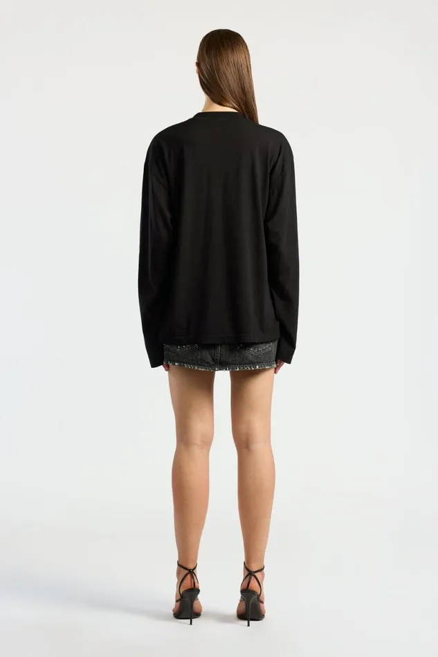 COTTON CITIZEN Bowie Shirt Jet Black Women Shirts COTTON CITIZEN Bowie Shirt Jet Black Women Shirts