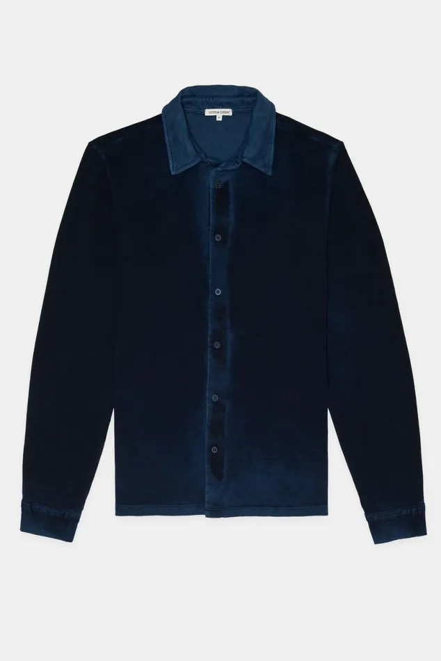COTTON CITIZEN Presley Buttondown Vintage Navy Men Shirts