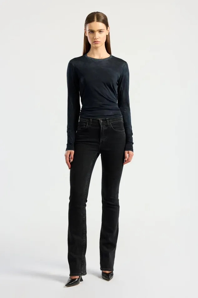 COTTON CITIZEN Standard Long Sleeve Shirt Vintage Black Women Shirts COTTON CITIZEN Standard Long Sleeve Shirt Vintage Black Women Shirts
