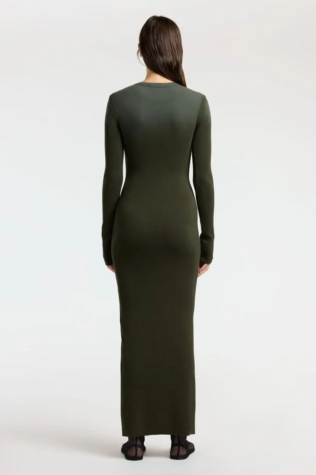 COTTON CITIZEN Verona Crewneck Maxi Dress Alpine Cast Women Dresses Skirts COTTON CITIZEN Verona Crewneck Maxi Dress Alpine Cast Women Dresses Skirts