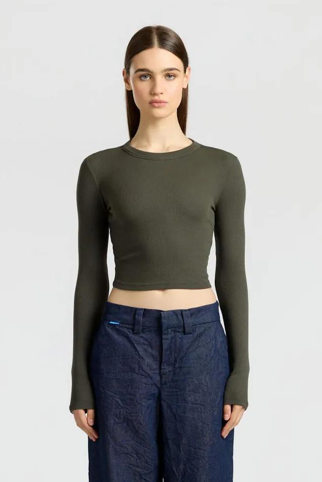COTTON CITIZEN Verona Crop Shirt Alpine Women Shirts